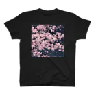 ほっと一息の夜桜 スタンダードTシャツ