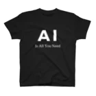 野良ハックチームのAI is all you need Regular Fit T-Shirt