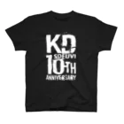 KAGEMARU ARTのKD Sofubi 10th Anniversaryロゴ スタンダードTシャツ