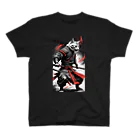 カジャ　かつみ　katsumi kajaのサムライ猫パート1[SAMURAI　CAT] Regular Fit T-Shirt