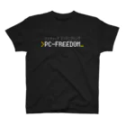 💻ⓅⒸ🄵🅁🄴🄴🄳🄾🄼＠なんちゃってエンジニアリング。のPC-FREEDOM Official グッズ スタンダードTシャツ