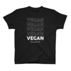 Let's go vegan!のBecause I give a **** Regular Fit T-Shirt