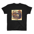 日本の風景 COOL JAPANの日本の風景:昔のラジオ、Japanese scenery: old radio スタンダードTシャツ