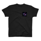 天才マーケットのリサジュ―曲線 x=sin2θ y=sin3θ Regular Fit T-Shirt