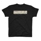 係のもののラブさん黒に白文字 Regular Fit T-Shirt