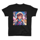 そこら辺の田中の春の冒険する女の子 Regular Fit T-Shirt