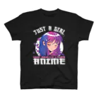 World_Teesのティーンの女の子向けアニメギフト - アニメが大好きな女の子 スタンダードTシャツ