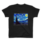 ArtBloomClothingの【NO ART, NO LIFE】フィンセント・ファン・ゴッホ 「星月夜」color Regular Fit T-Shirt