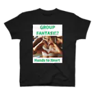 Koji_YamanouchiのGROUP FANTASY(Hands to Heart)やまぴーデザインオリジナルTシャツVol.2 Regular Fit T-Shirt