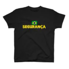 Brazil-Brasilのsegurança 外国語グッズ スタンダードTシャツ