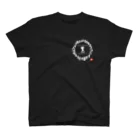 書家 和門-わもん-のめん君 オーケストラ（黒Ｔ ワンポイント） Regular Fit T-Shirt