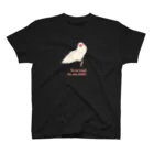 文鳥中心のDo not forget  the wing stretch!（ダーク用） スタンダードTシャツ