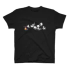 うぃろうの百鬼夜行ご機嫌部門(モノクロ) スタンダードTシャツ