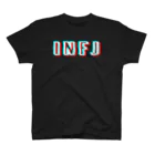 流行語Tシャツ倶楽部の【MBTIシリーズ】INFJ Tシャツ[黒] スタンダードTシャツ