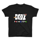 DOJI PRO-WRESTLING@ドジプロレスのロゴ WH  スタンダードTシャツ