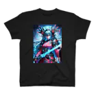 電脳女神 CyberGoddessのアークトゥルス星系王朝 第壱軍将軍「マルガレータ」SF サイバーパンク スタンダードTシャツ