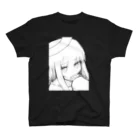 きう屋さんのずれてるちゃん2024ver.blk Regular Fit T-Shirt