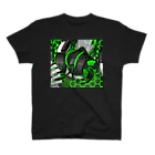 Gothestのゴスカード：サイバーゴスマスク / Goth Card: Cybergoth Mask スタンダードTシャツ