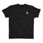 ちび太郎ショップのちび太郎　バックプリント　モノクロ Regular Fit T-Shirt
