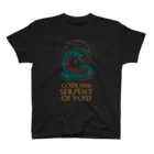 DIVINITY CODEの【エジプト神】SERPENT OF VOID - CODE 006｜虚無を喰らう混沌の蛇Tシャツ／終焉×神話アート Regular Fit T-Shirt