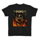 POPOMEのメタルなポポちゃん Regular Fit T-Shirt