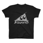 Ａ’ｚｗｏｒｋＳのウチのスリスリくん(白・透過ver.) スタンダードTシャツ