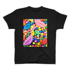 まるこのvivid lip Regular Fit T-Shirt