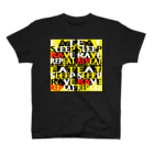 EARTH　ODYSSEYのEAT SLEEP RAVE REPEAT スタンダードTシャツ