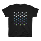 EMOJITOKYOの☔ 絵文字 あめあめふれふれ 🐸 Regular Fit T-Shirt