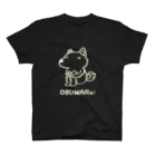 OSUWARe:の白いイヌくん スタンダードTシャツ