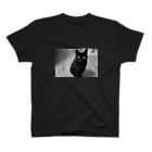 hana-chan_storeのしあわせなさくらねこ Regular Fit T-Shirt