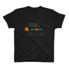 cranes designのSPACE PLANET 宇宙惑星 スタンダードTシャツ