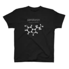 st_drop_laboratoryのセロトニンの構造式tシャツ Regular Fit T-Shirt
