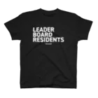 highvoltagewearsのLEADER BOARD RESIDENTS 黒  Regular Fit T-Shirt