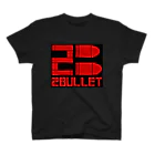 2Bulletの2Bullet "Red&Black" スタンダードTシャツ