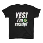 【仮想通貨】ADKグッズ専門店 のYes! I'm ready!(キラキラバージョン) スタンダードTシャツ