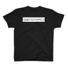 A.A.A.A worksのGHETTOLIMPICS WHT LOGO Regular Fit T-Shirt