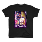 愛と平和とSHOW'SHOPのPURPLEWORLD スタンダードTシャツ