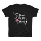 CUBIC ITEMのDoun LIFE now-黒- スタンダードTシャツ