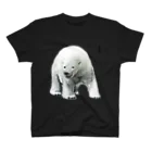 pupusyupoの墨絵の白熊 スタンダードTシャツ