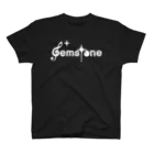 ゲーム音楽演奏サークル「Gemstone」のGemstone（白ロゴ） スタンダードTシャツ