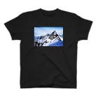 YOUJIN -ART GALLERY-のSnowy Mountain Photo & Scorpius　 スタンダードTシャツ