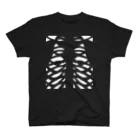 もちさんのskeleton bone スタンダードTシャツ