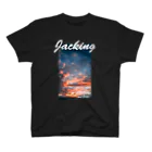 HOUSE DANCE MANIAのJACKING AND STEPS Sunset Photo スタンダードTシャツ