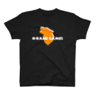 オーカミさんのO-KAMI GAMES オレンジロゴ  スタンダードTシャツ