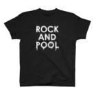 ロッキンプールのROCK AND POOL White Regular Fit T-Shirt