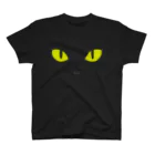 EASELの黒猫のルコ【瞳孔 S】 スタンダードTシャツ