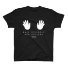 highvoltagewearsのkeep distance (hand) bk スタンダードTシャツ