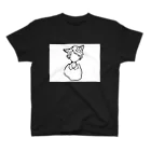 希白 れなの希黒れんくんイラスト スタンダードTシャツ