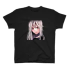 ねこです(依頼ストップ(？))の白髪少女 Regular Fit T-Shirt